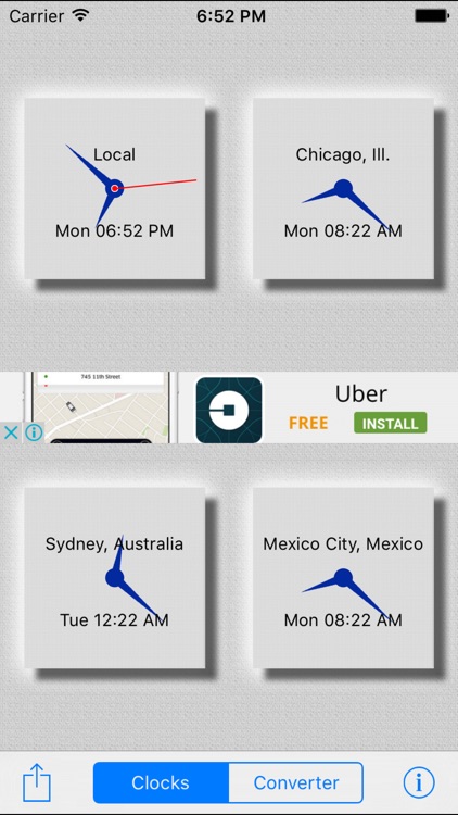 World Clocks / Time Converter