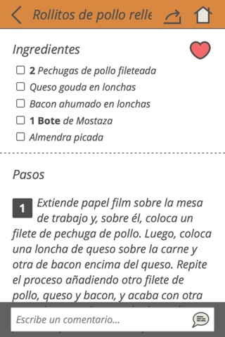 Recetas con pollo screenshot 3