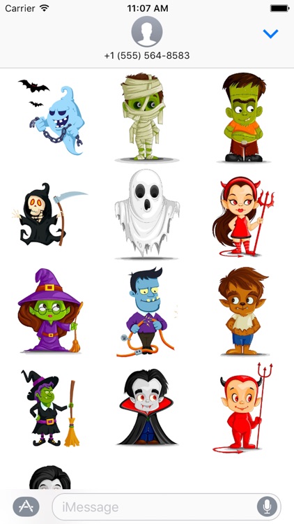 Halloween Sticker, Emoji - Fv Pack 03