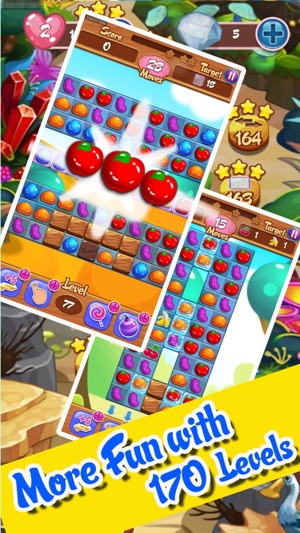 Sweet Jelly Garden : Match 3 Blitz Free Game(圖1)-速報App