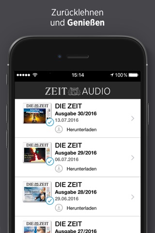 ZEIT AUDIO screenshot 2