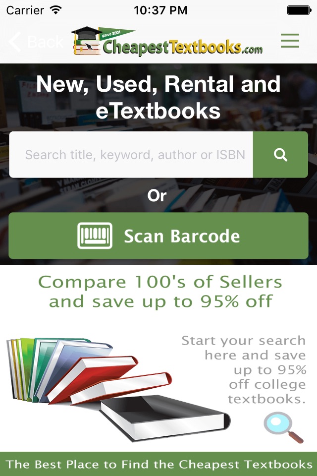 CheapestTextbooks.com screenshot 3