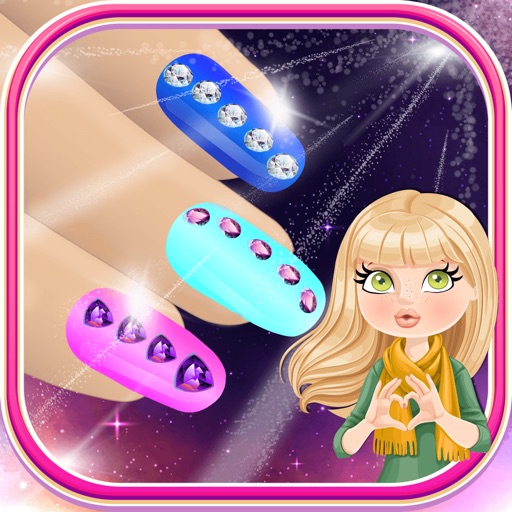 Glitter Nail Salon Games Icon