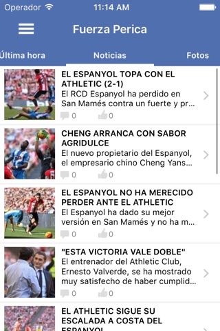 Fuerzaperica - "para fans del RCD Espanyol" screenshot 2