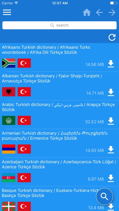 【图】土耳其语 – 多种语言 字典(截图1) 【图】土耳其语 – 多种语言 字典(截图1)