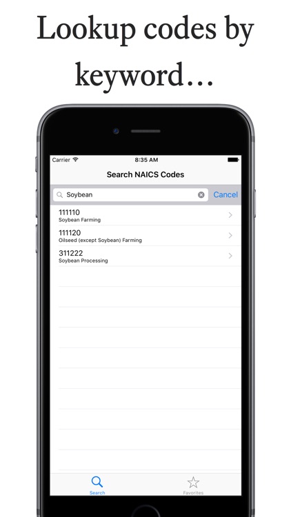 NAICS Code Lookup