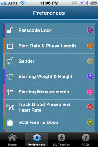 hCG Diet Tracker+ screenshot 2
