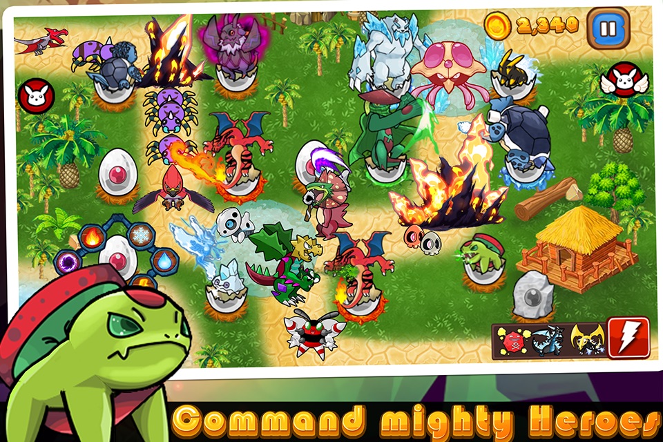 Cutie Monsters Tower Defense-Cute Monster Stickers screenshot 3