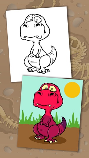 Pintar dinosaurios mágico – dibujos para colorear(圖5)-速報App