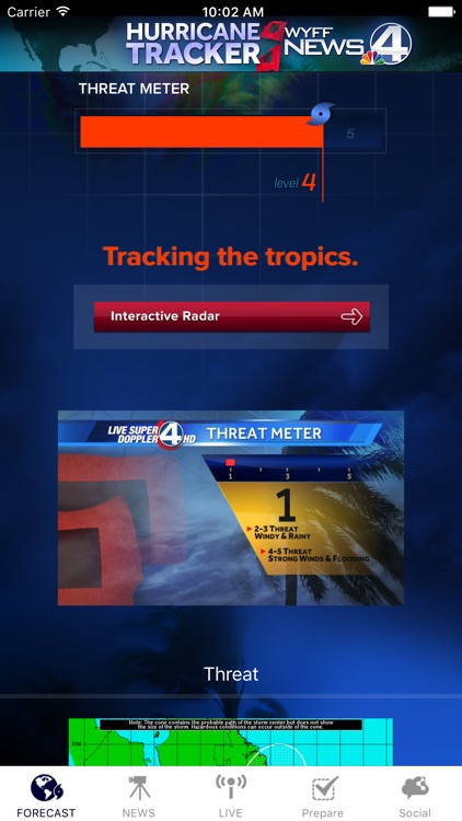 Hurricane Tracker WYFF 4