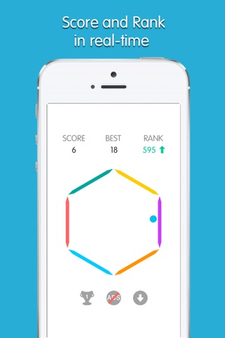 Hex Reflex - Impossible Color Reaction! Brain Stimulation Game screenshot 2