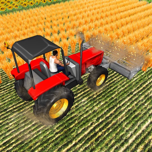 Forage Plow Farming Harvester - Farming Simulator Game. icon