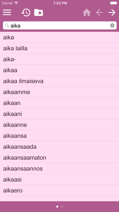 Wörterbuch Deutsch Finnisch screenshot 3