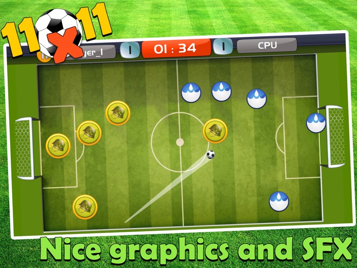 11x11 Football Fingers