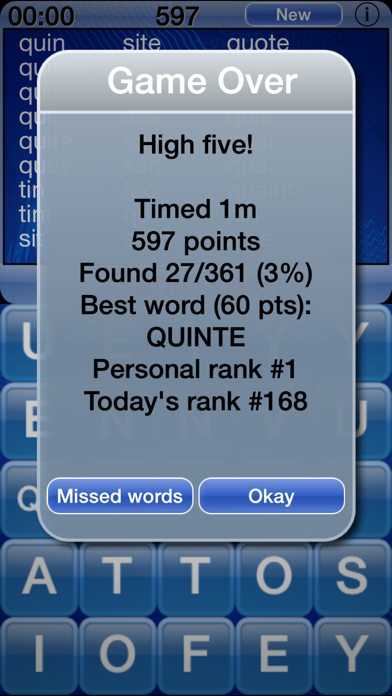 Word Shaker Lite screenshot 4