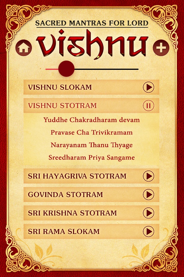 Sacred Mantras For Lord Vishnu screenshot 2