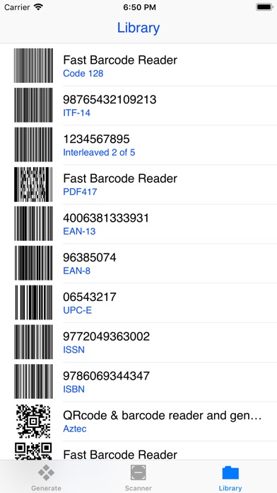 Fast Barcode Reader screenshot 2