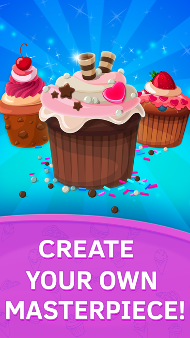 Cupcake Kids Food Games. Premium screenshot 4