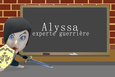 Alyssa The Warrior Teacher - blade fight screenshot 2