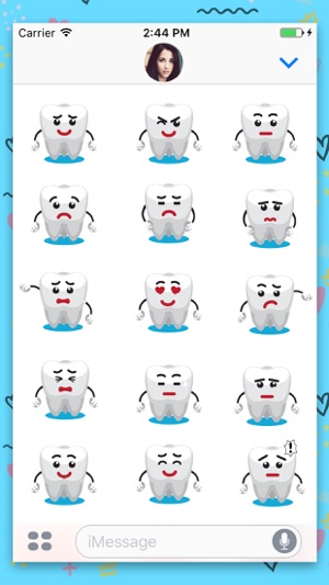 Teeth Cartoon Animated Sticker(圖3)-速報App