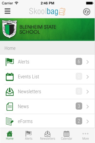 Blenheim State School - Skoolbag screenshot 2