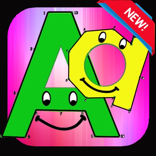 ABC Coloring Book Dot To Dot For Kids And Toddlers iOS App