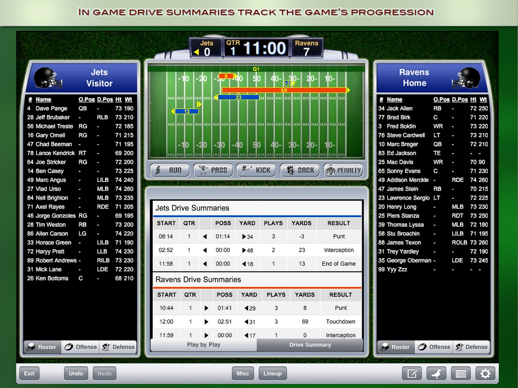 iScore Football Scorekeeper screenshot 4