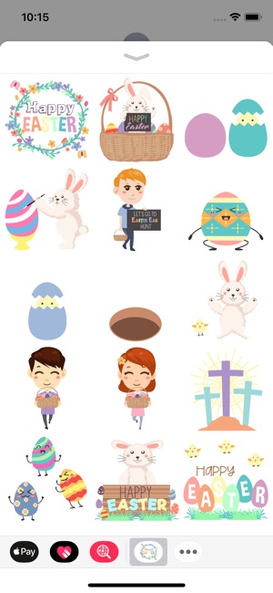 Cute Easter Animated Stickers(圖2)-速報App