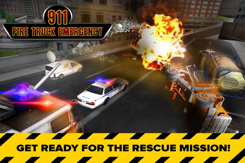 911 Emergency Fire Truck 3D screenshot 2