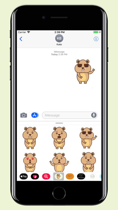 Hamster pet - stickers & emoji screenshot 4