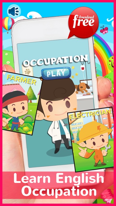 How to cancel & delete Occupation Flash Cards English Vocabulary For Kids from iphone & ipad 1