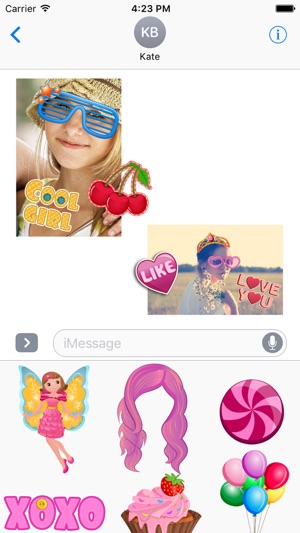 Just Girly Things - Sticker Pack for iMe