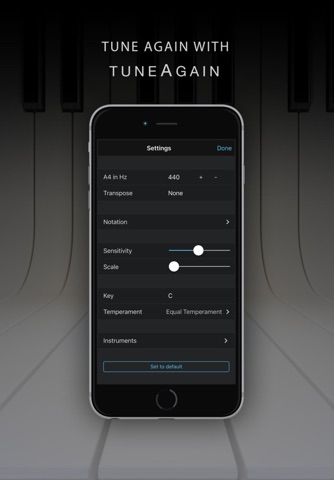 Tune Again Music Tune Again Pano Tuner