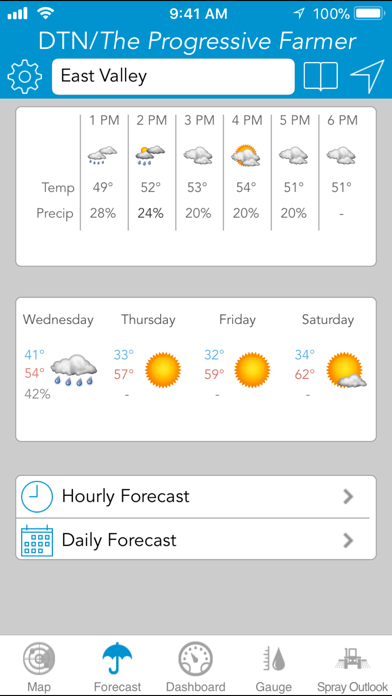 DTN: Ag Weather Tools Screenshot