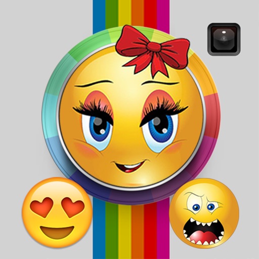 Emo Emoji - add emoticon stickers on photo, make funny picture and share icon