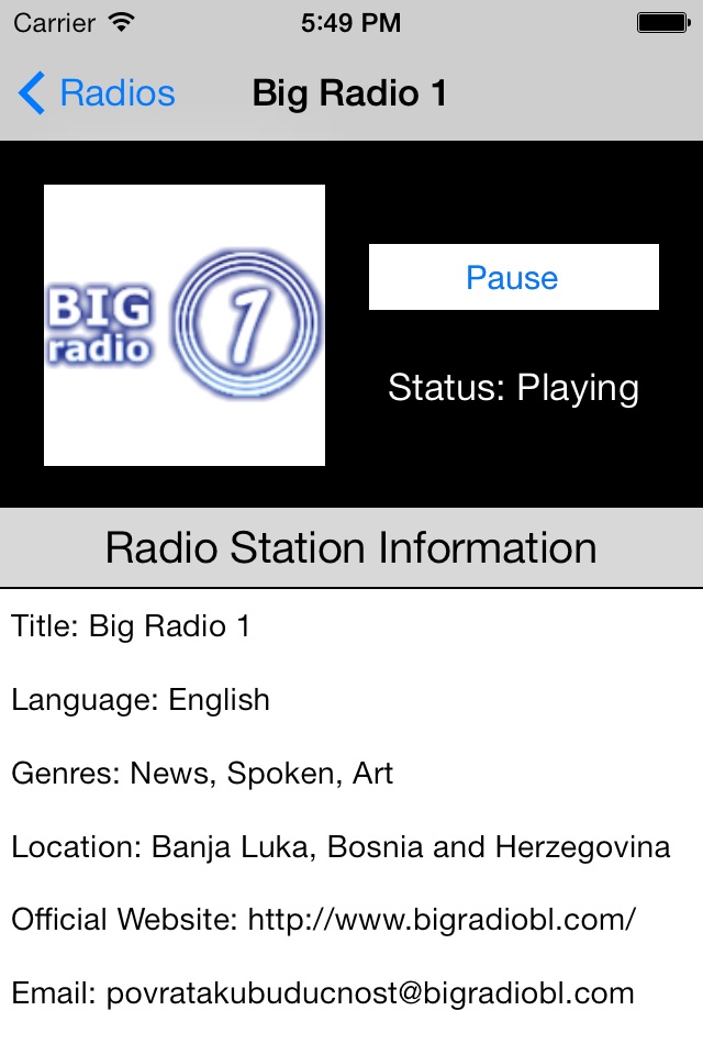 Bosnia and Herzegovina Radio Live (Босна и Херцеговина, Bosnian, bosanski, босански) screenshot 4