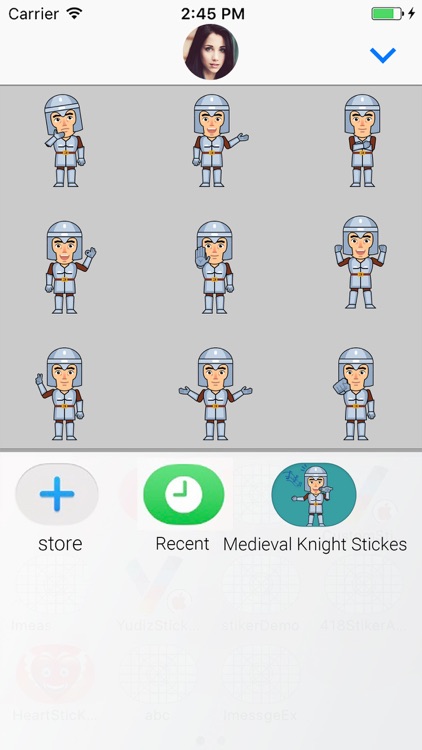 Medieval Knight Stickers screenshot-3