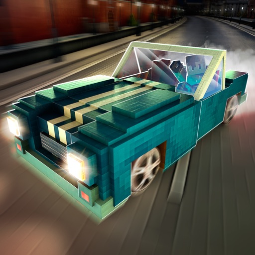 crafting car: motor racing game vs police cars icon