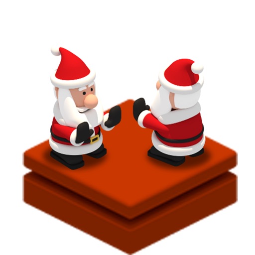 Distribution of Christmas gifts icon