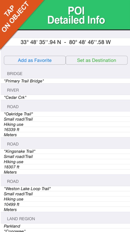 Baxter State Park - GPS Map Navigator screenshot-3