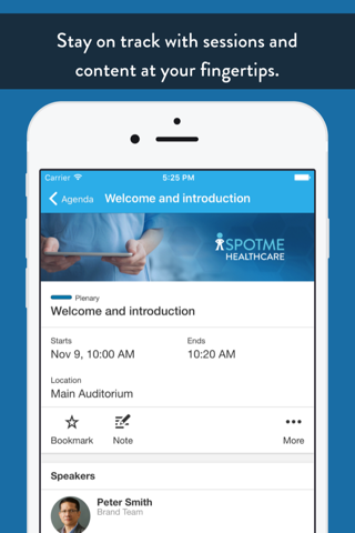 SpotMe Healthcare Event App screenshot 4