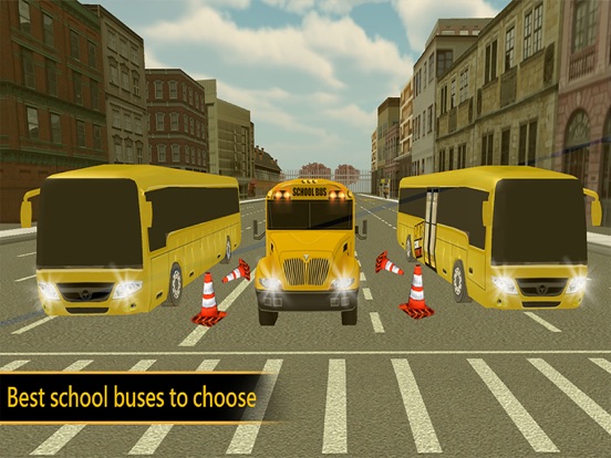 市スクールバスのコーチドライバシムのおすすめ画像5