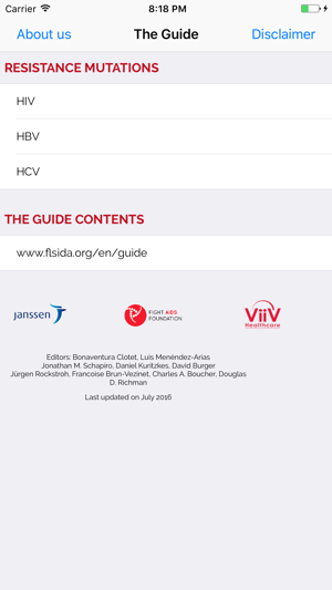 HIV&Hepatitis Drug Guide(圖2)-速報App