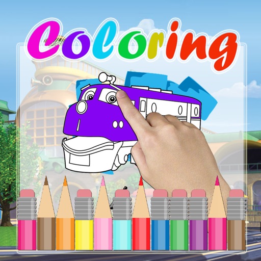 Coloring Kids Game Chuggington Edition iOS App