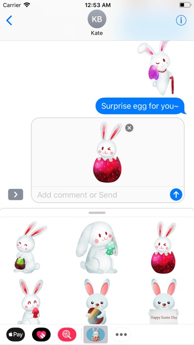 Happy Easter New Stickers screenshot 3