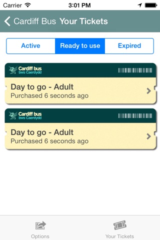 Cardiff Bus M-tickets screenshot 4
