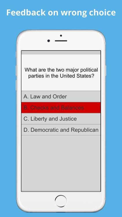 Adaptive U.S Citizenship Test