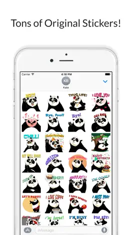 Game screenshot Sassy Panda - Funny Stickers apk