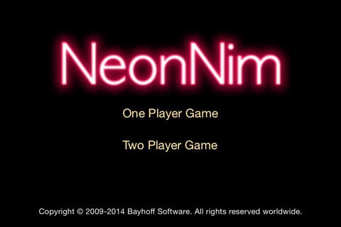 NeonNim: The Subtraction Game screenshot 2