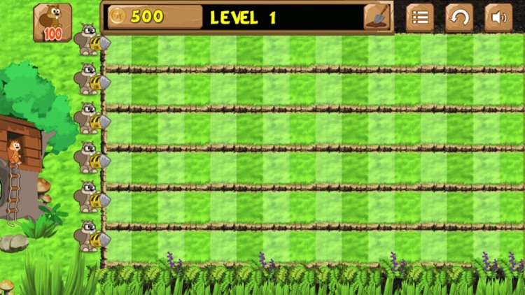 Zombie squirrel wars-launch a fierce attack screenshot-3